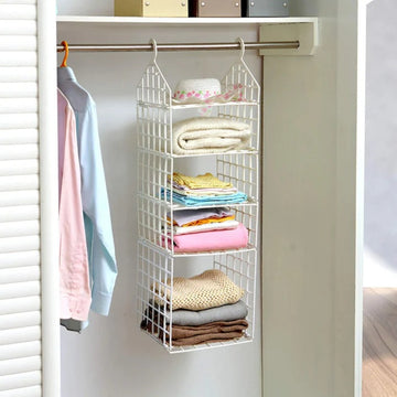 5 Layer Folding Clothes Storage Rack