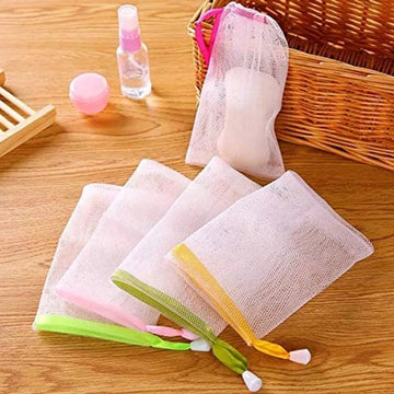 Soap Mesh Bag Dual Layer (Pack Of 6)