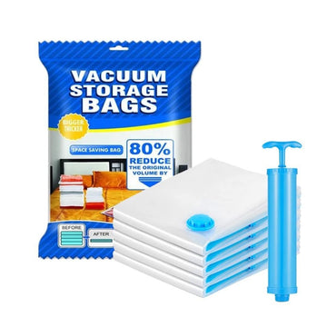 Vaccum Storage Bags ( 5 bag + 1 Pump Set)