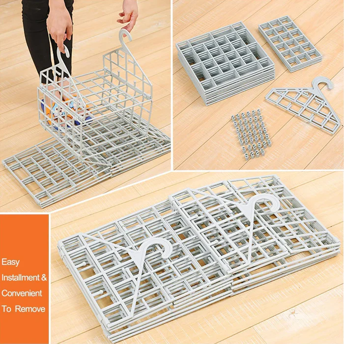5 Layer Folding Clothes Storage Rack