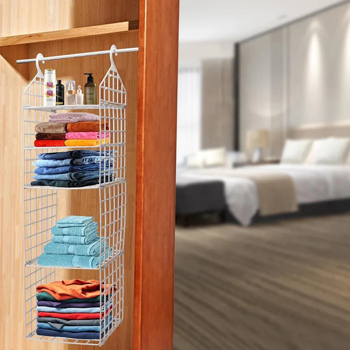 5 Layer Folding Clothes Storage Rack