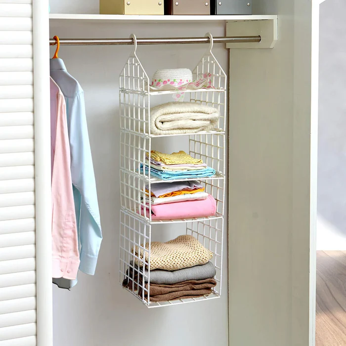 5 Layer Folding Clothes Storage Rack