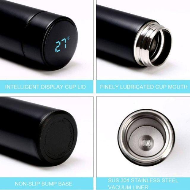 LED temperature Water bottle Hot & Cold ..