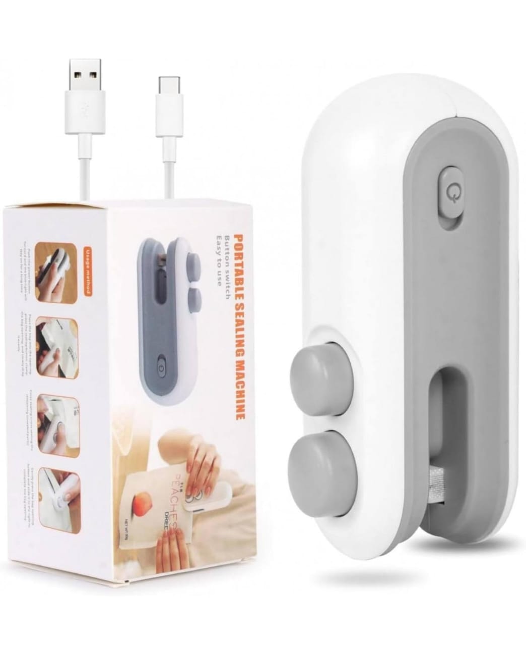Rechargeable Sealer & Cutter  (2 in 1)